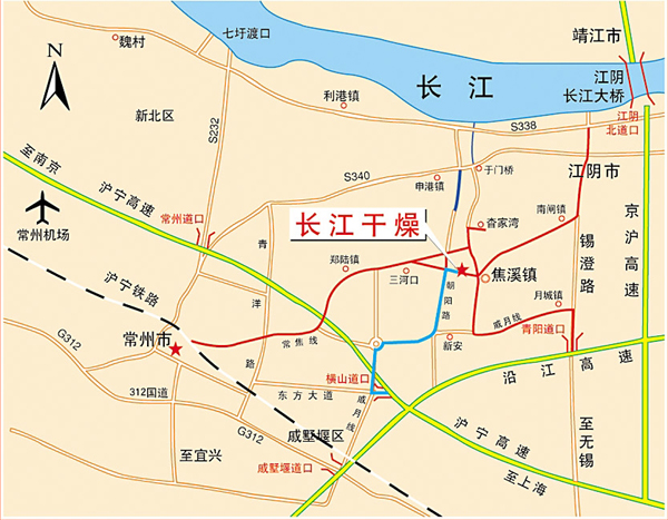点击进入长江干燥的百度地图