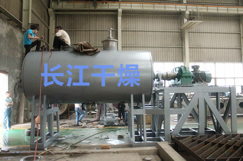 耙式干燥机试压1