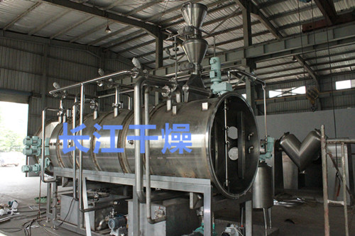 真空带式干燥机组装现场3